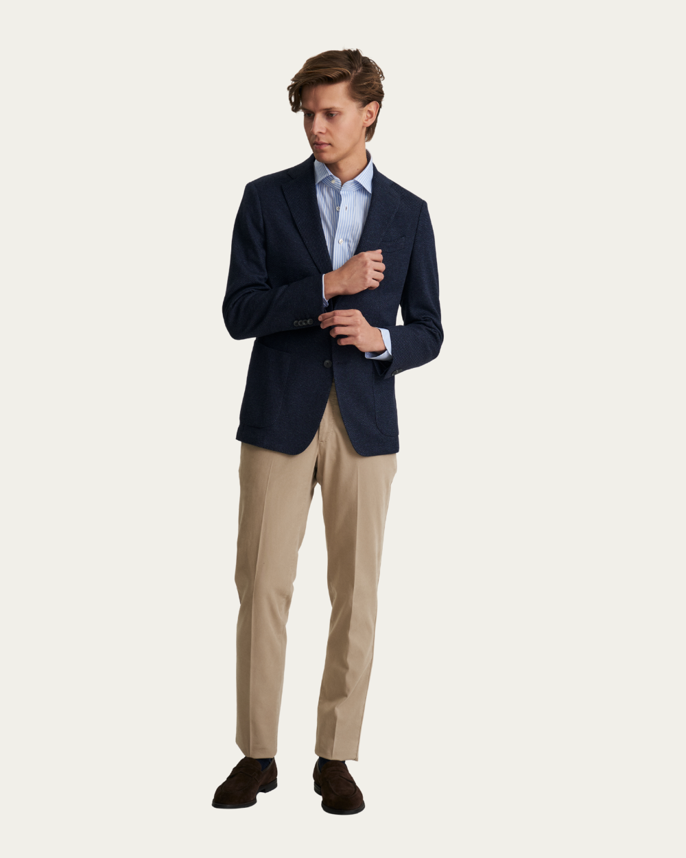 Marynarka Żakardowa z tkaniny Loro Piana® | Emanuel Berg