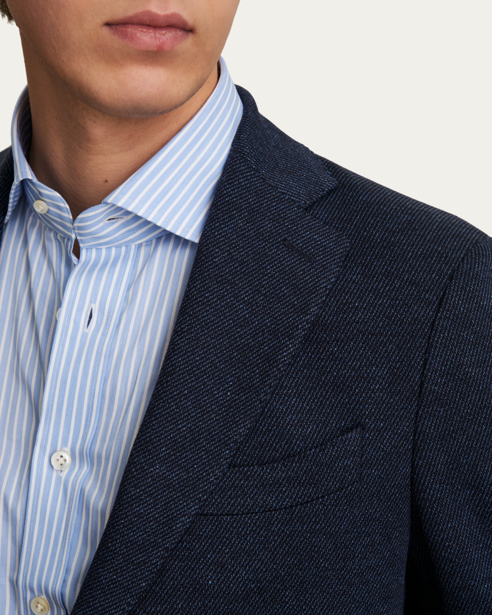 Marynarka Żakardowa z tkaniny Loro Piana® | Emanuel Berg