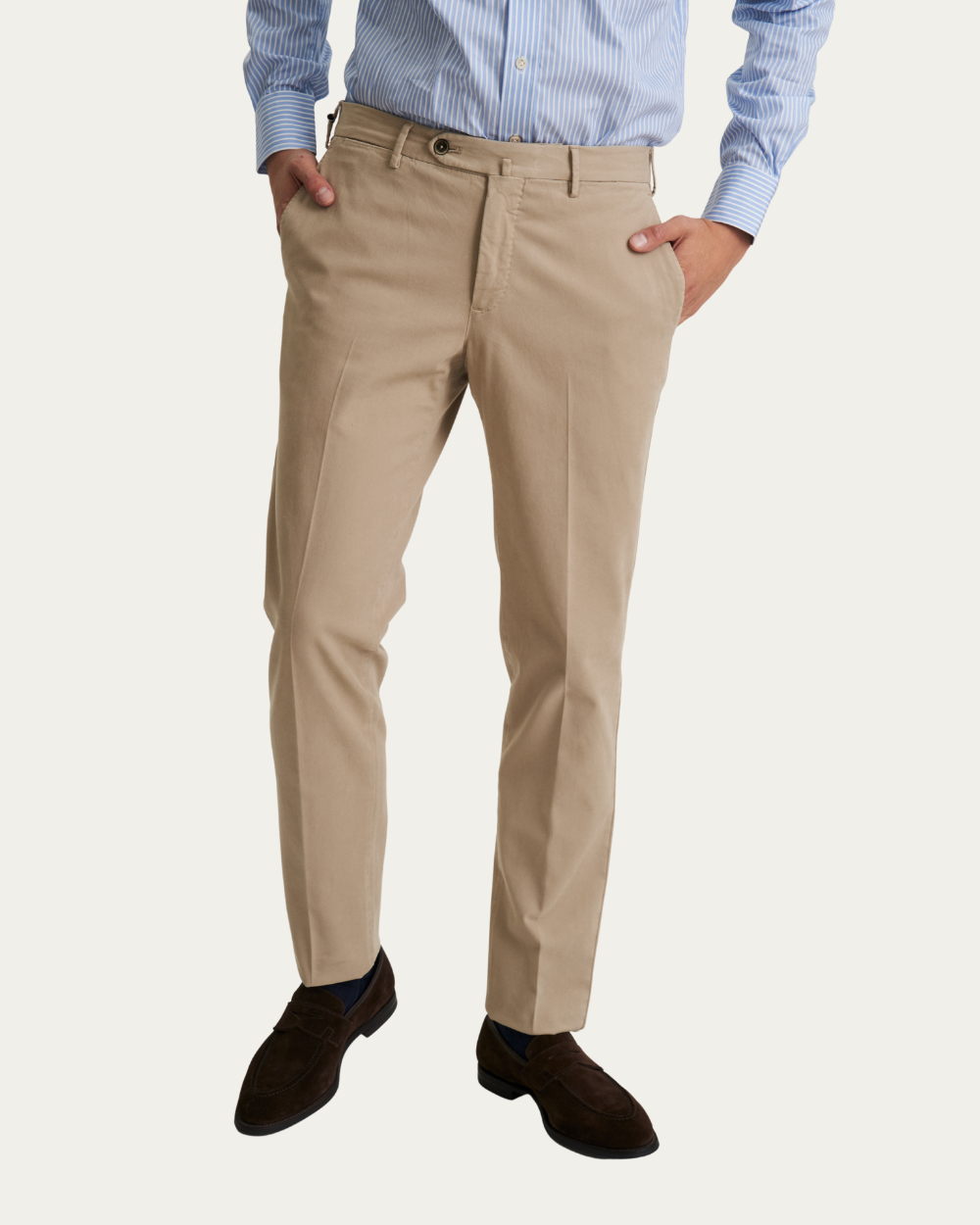 Beige Stretch Gabardine Chino | PT TORINO