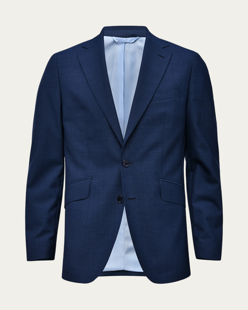 Navy Blue Wool Jacket | Emanuel Berg