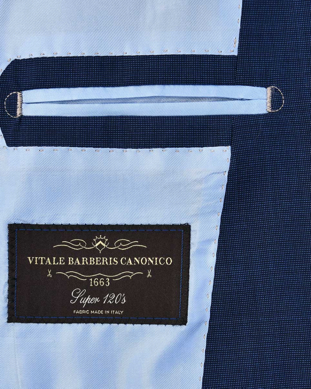 Navy Blue Wool Jacket | Emanuel Berg