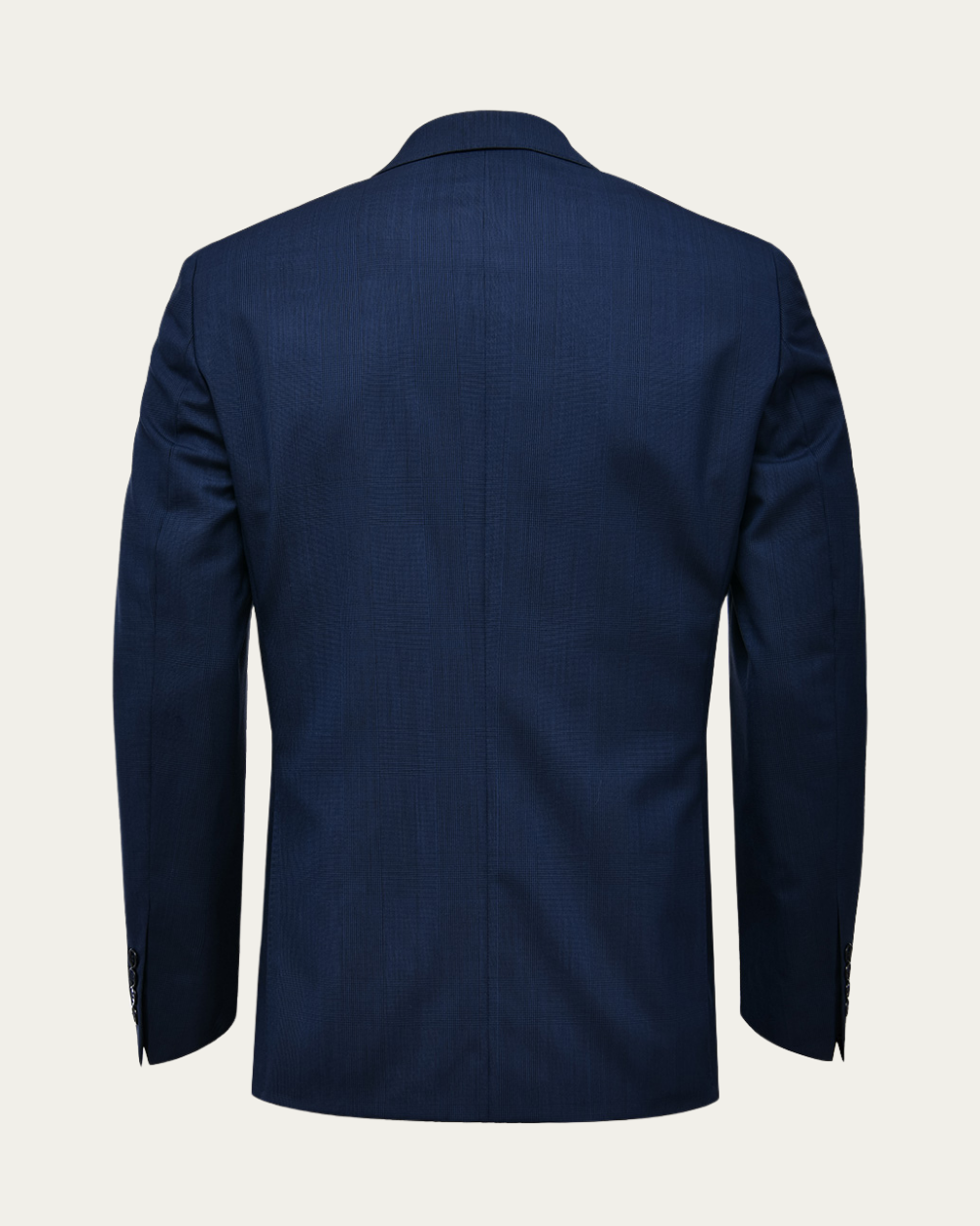Navy Blue Prince of Wales Check Jacket | Emanuel Berg