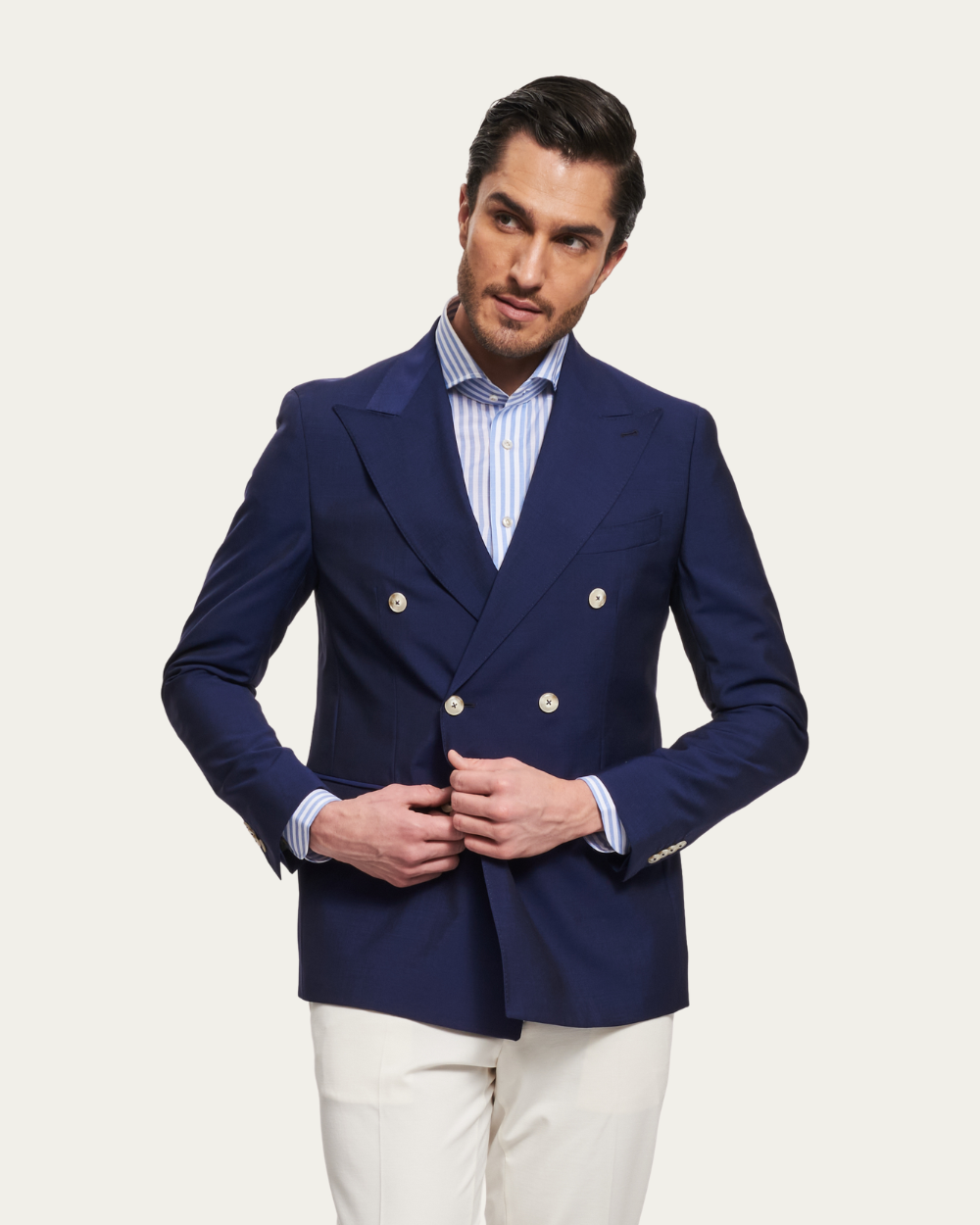 Dwurzędowa marynarka w kolorze niebieskim | BERG’S