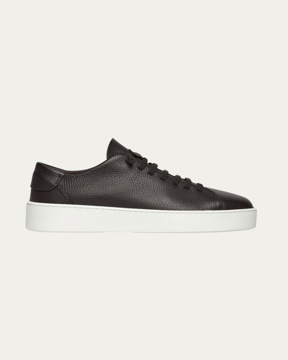 Brązowe Skórzane Sneakersy | Fabiano Ricci