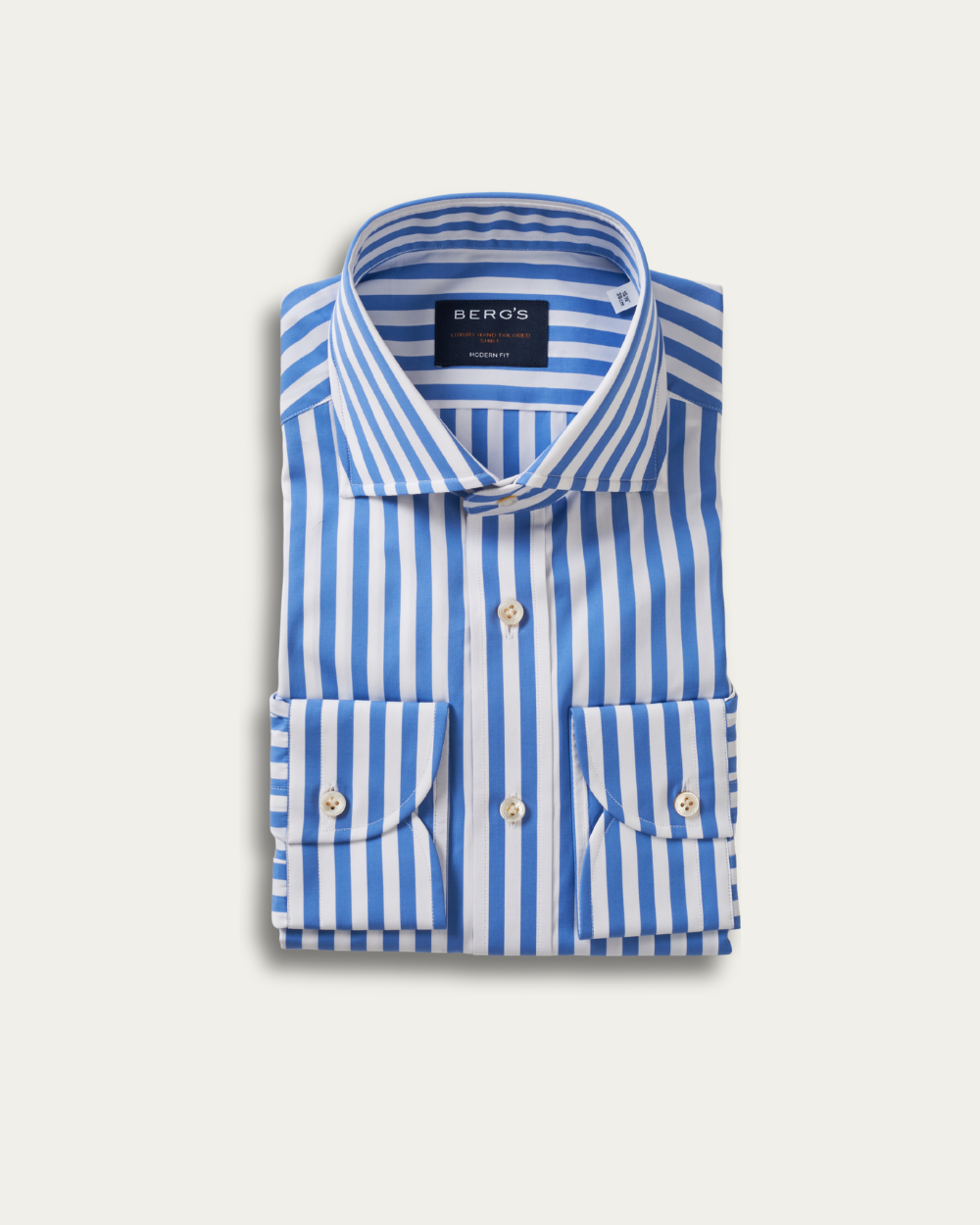 Blue Striped Thomas Mason® Downing Shirt | BERG’S