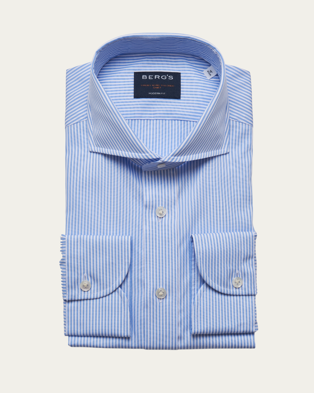 Niebieska koszula w paski | BERG'S