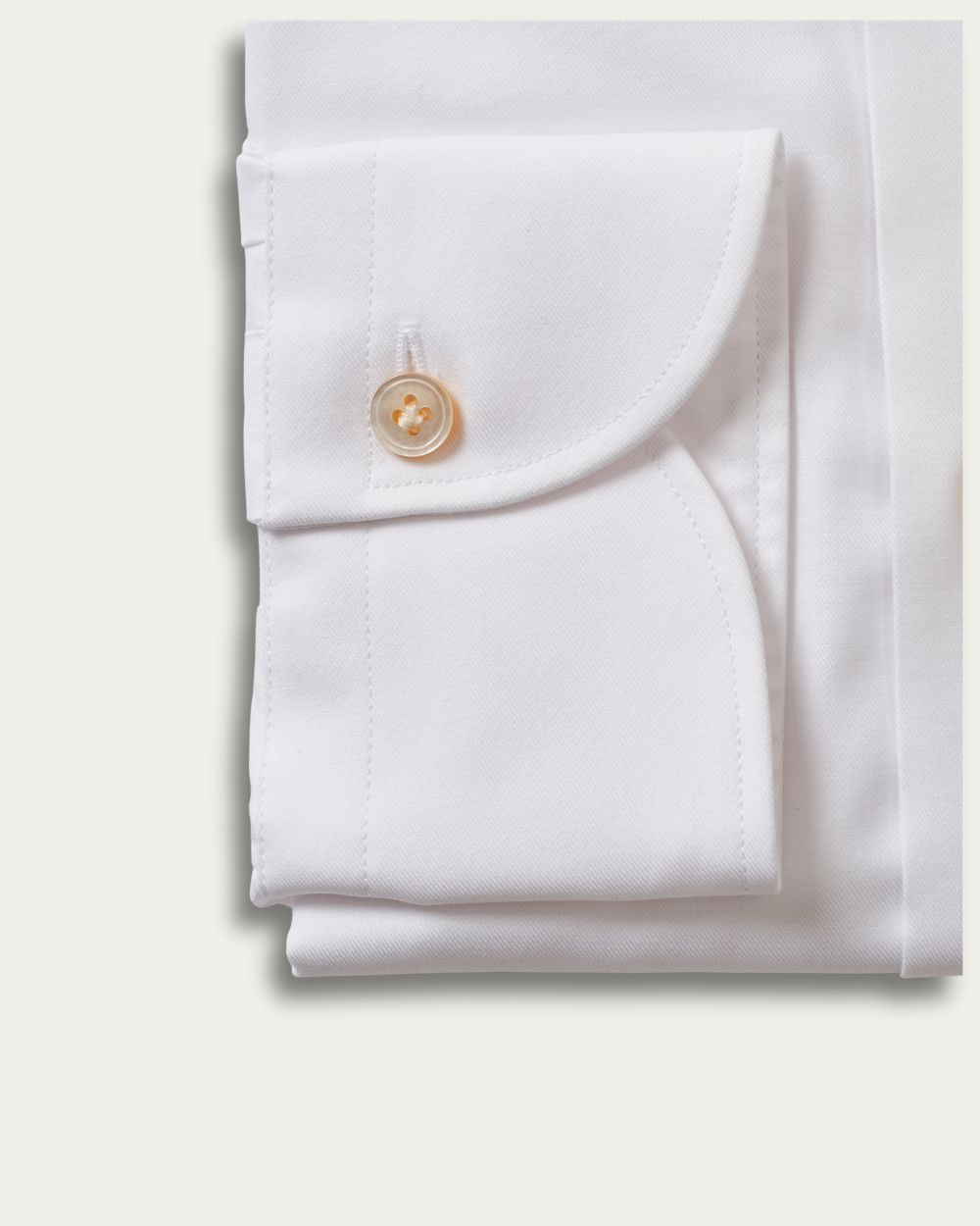 White Journey Twill Mr. Crown Shirt | BERG’S