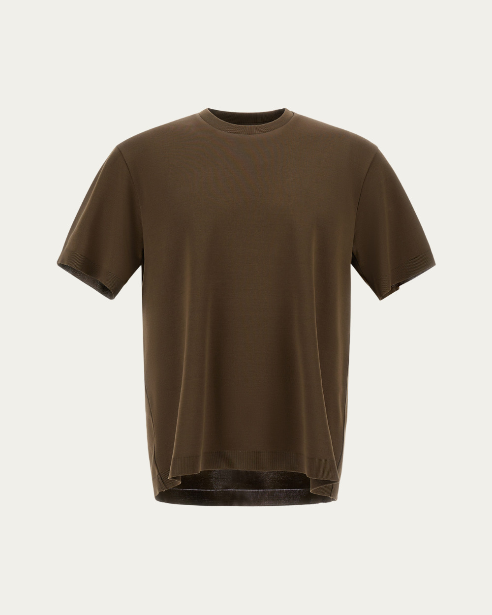 Herno - Military Green Logo-Plaque Cotton T-shirt