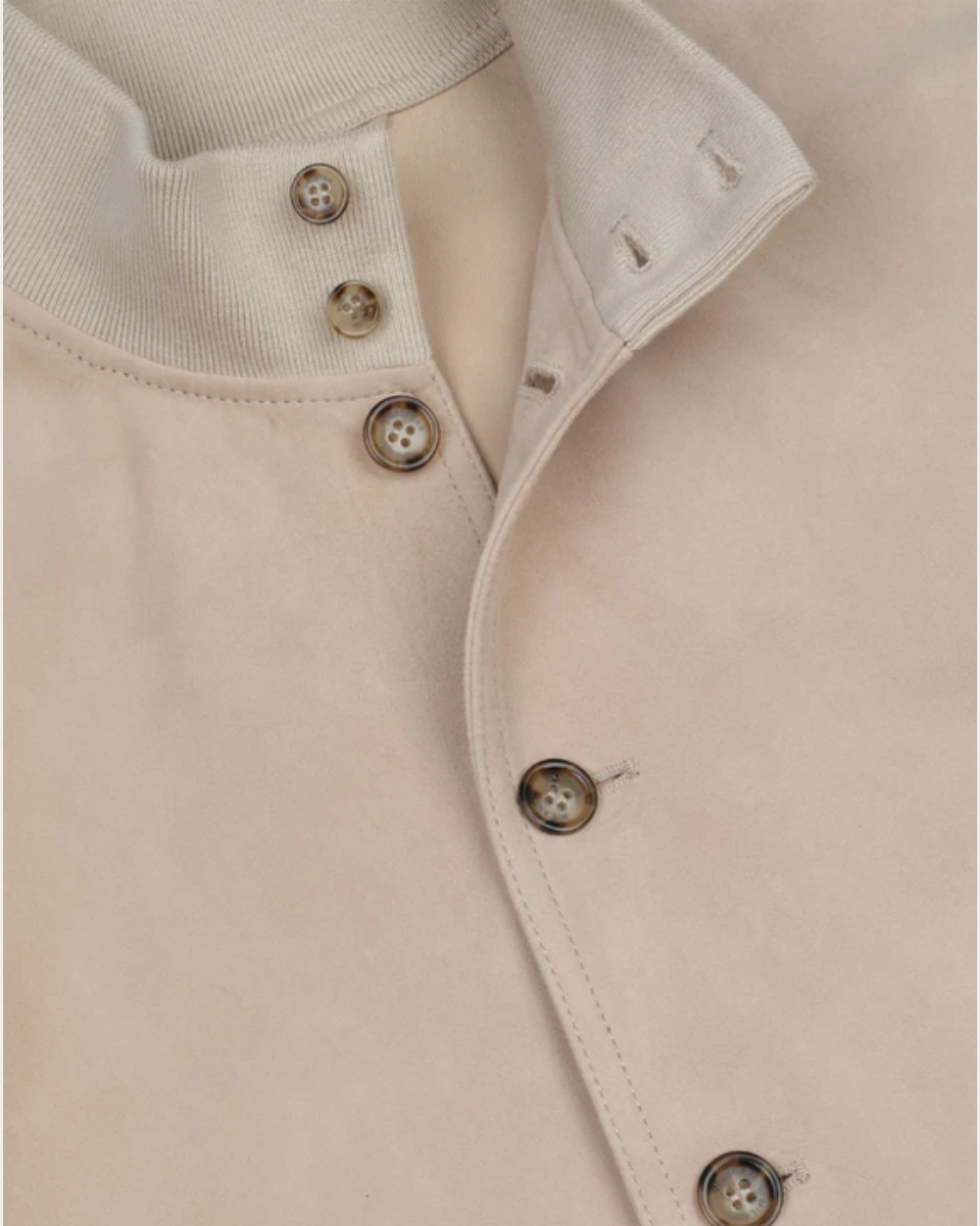 Kurtka zamszowa Valstarino w kolorze beżowym z podszewką  | Valstar