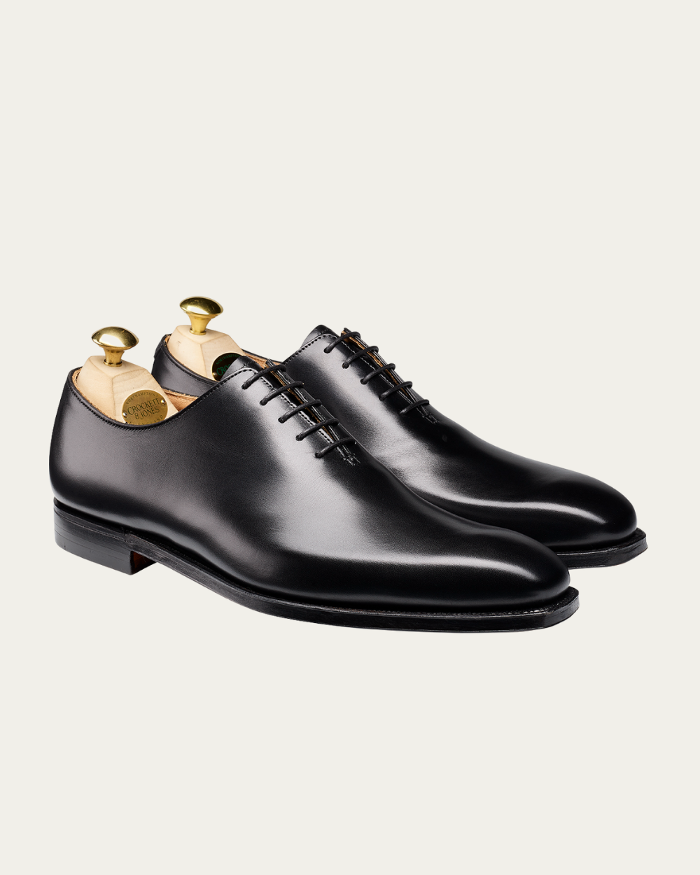 Crockett & Jones - Black Calf Alex Wholecut Oxford