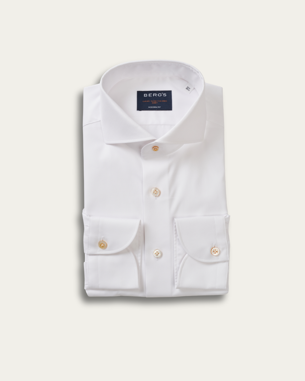 White Journey Twill Harvard Shirt | BERG’S