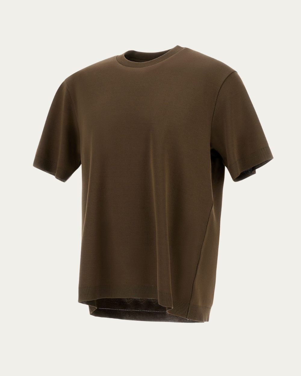 Herno - Military Green Logo-Plaque Cotton T-shirt