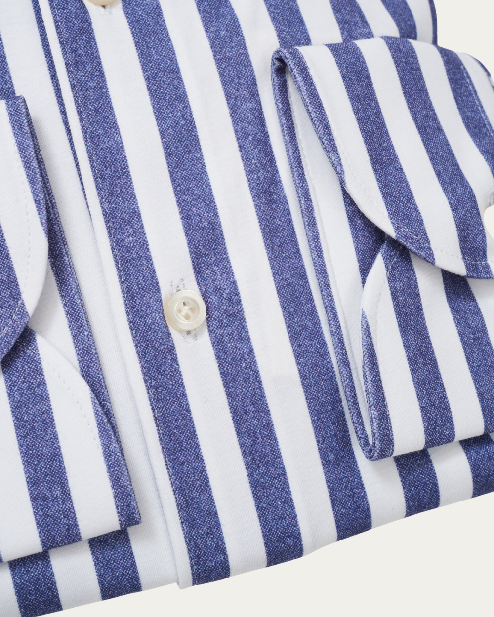 Blue Striped 4Flex Cotton Shirt | BERG’S