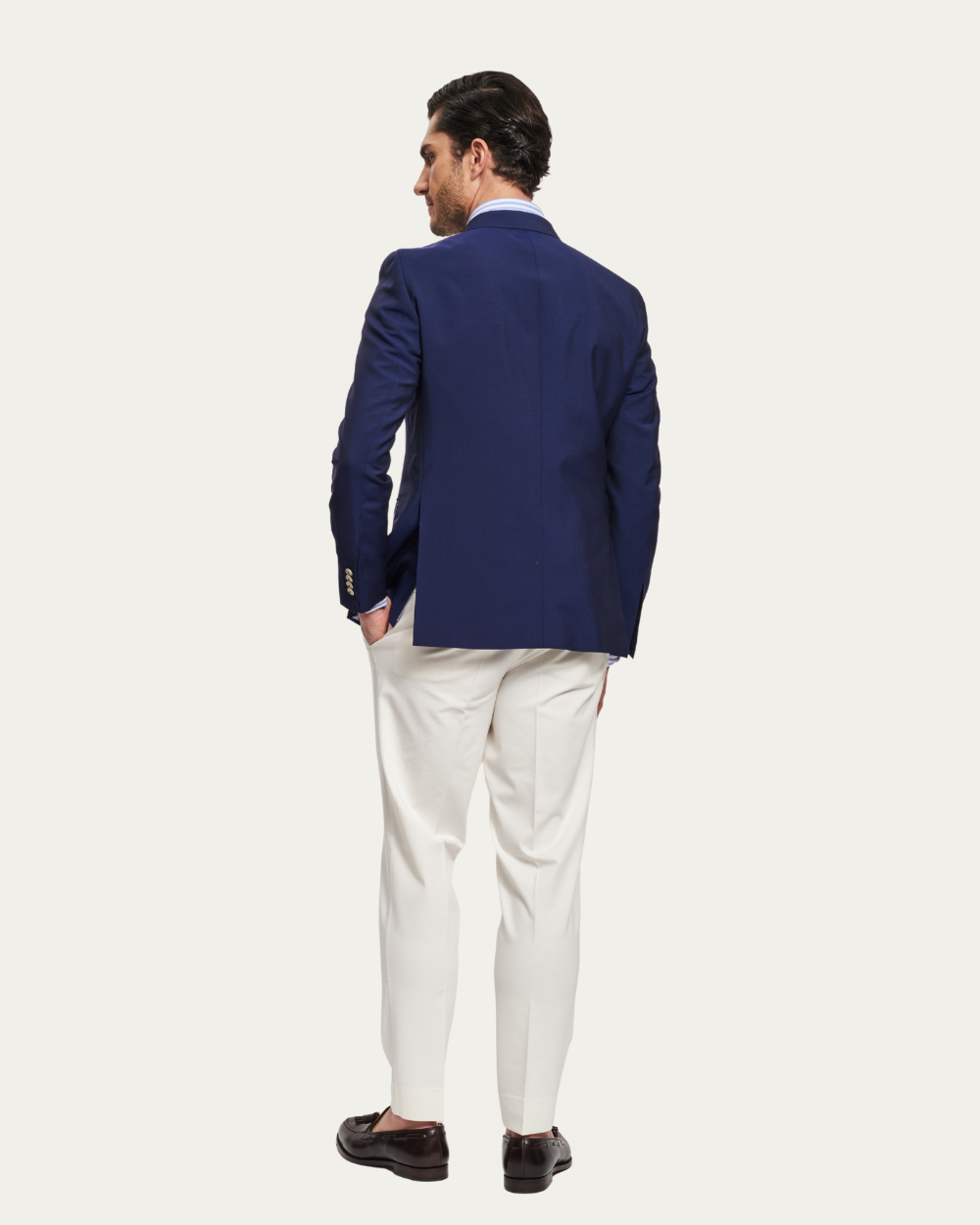 Dwurzędowa marynarka w kolorze niebieskim | BERG’S