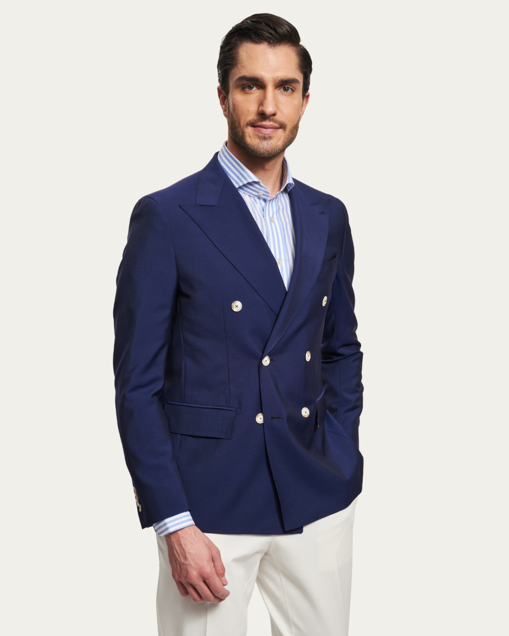 Dwurzędowa marynarka w kolorze niebieskim | BERG’S