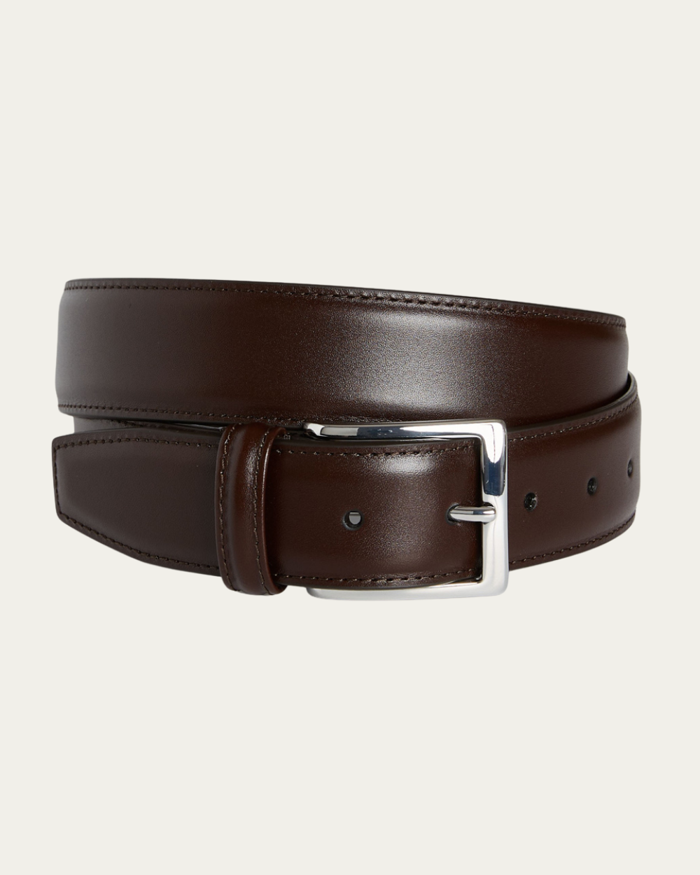 Emanuel Berg | Dark Brown Calf Leather Belt