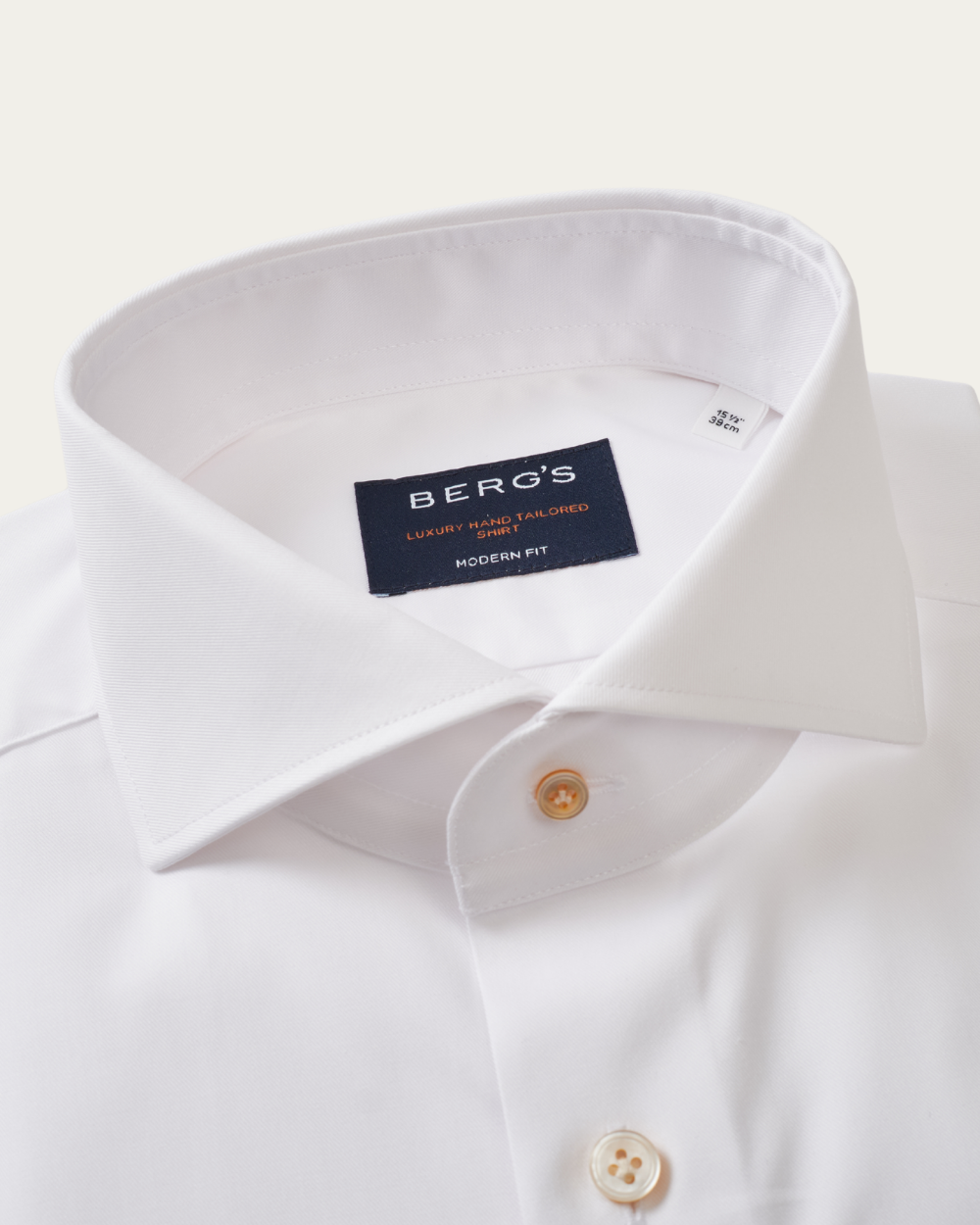 White Journey Twill Harvard Shirt | BERG’S