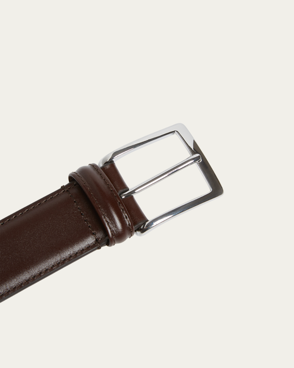 Emanuel Berg | Dark Brown Calf Leather Belt