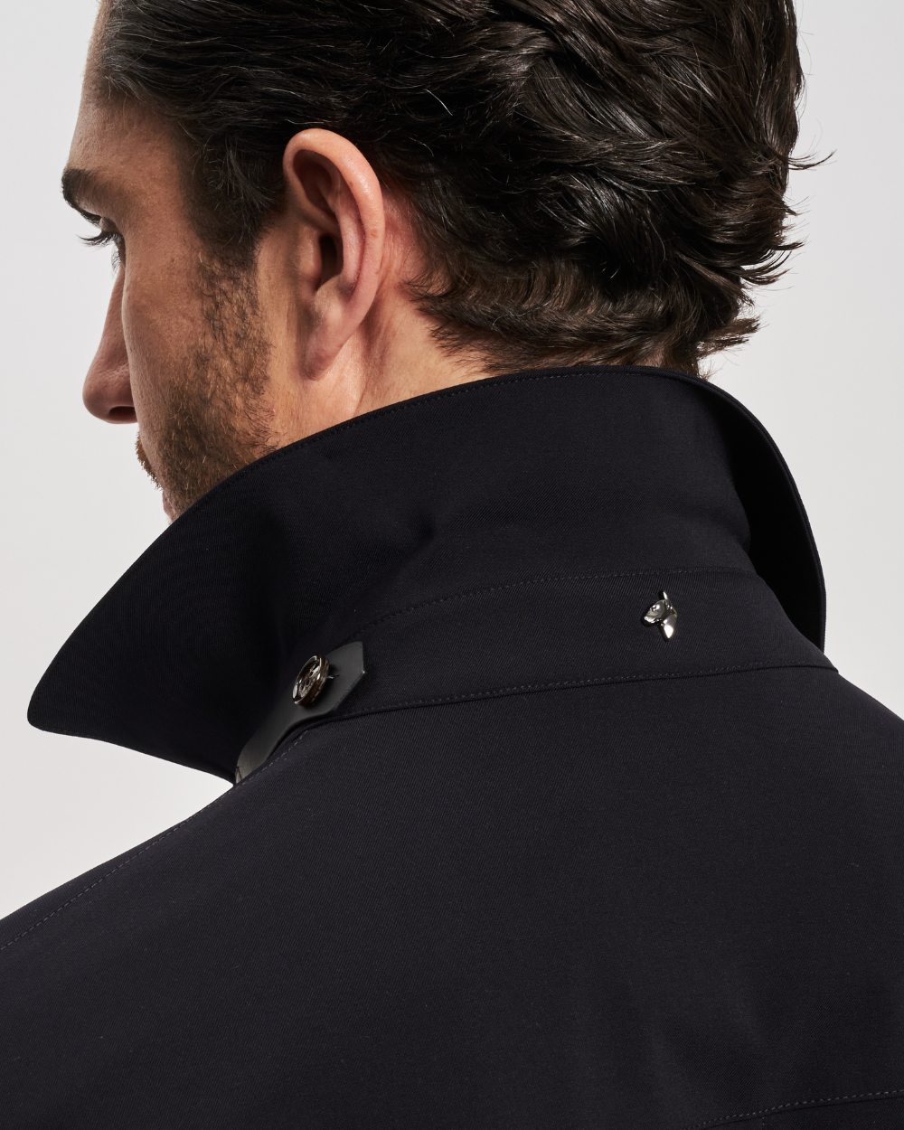 Aerotwill Navy Coat | Montecore