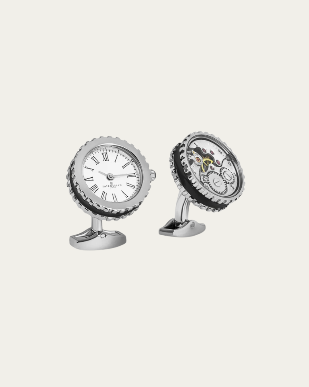 Tateossian - Vintage Heritage Skeleton Watch Cufflinks