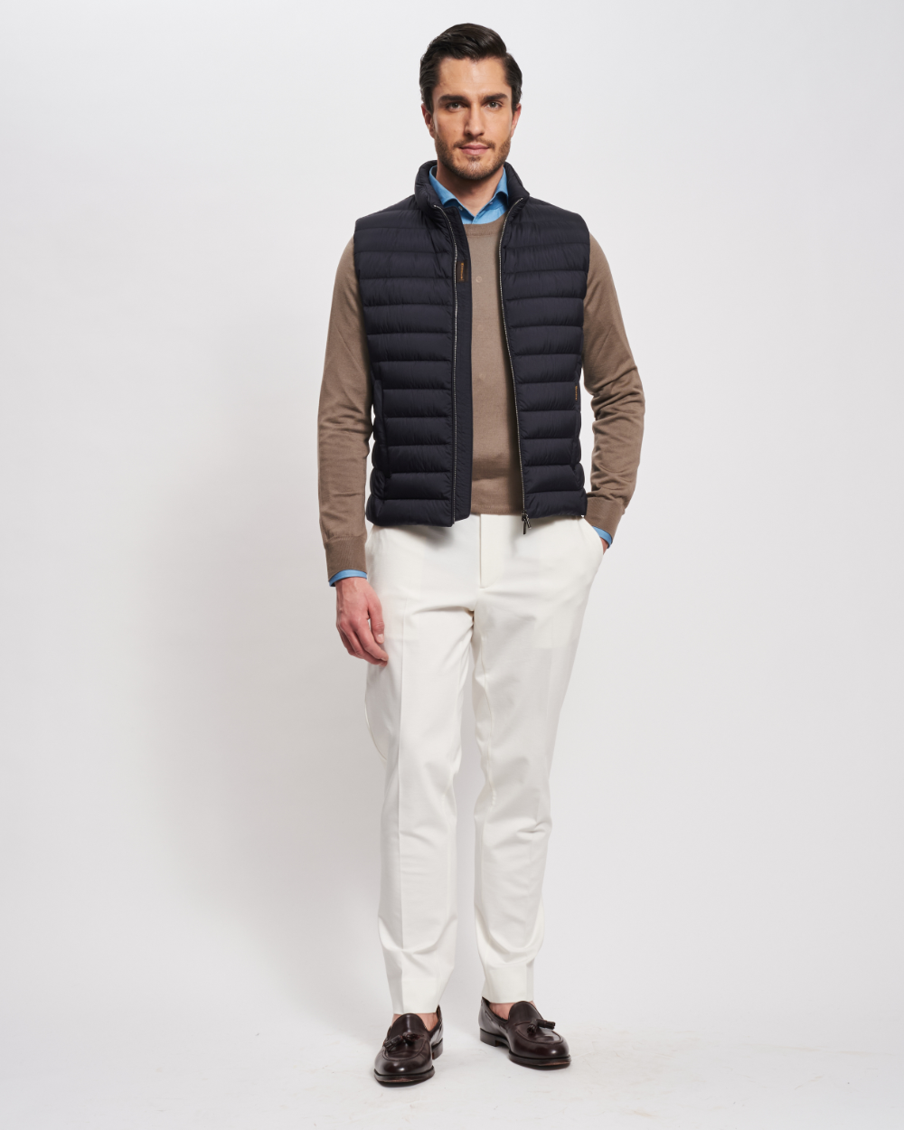 Spodnie Kevin White | GTA Moda