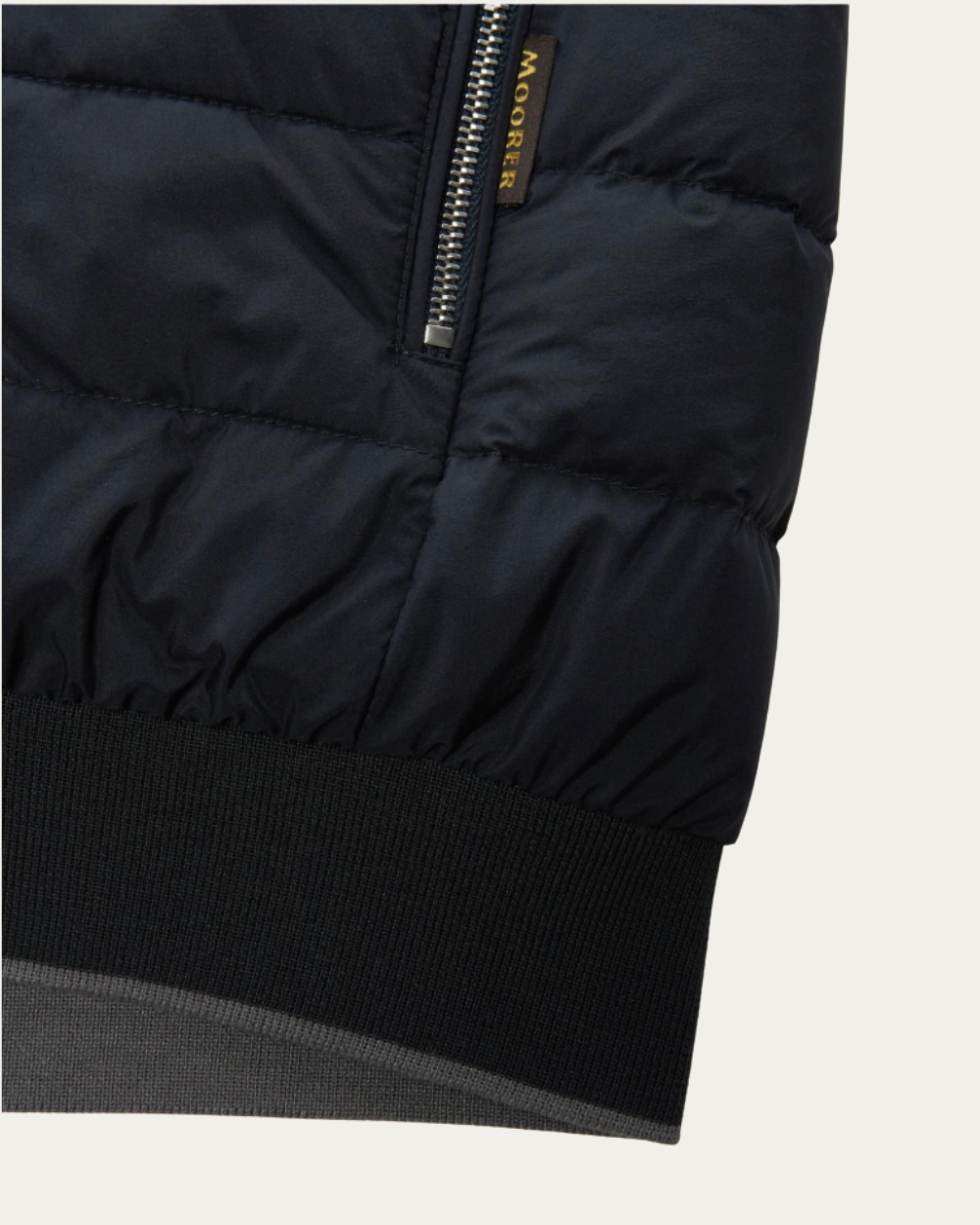 Granatowa kurtka puchowa Strauss | MooRER