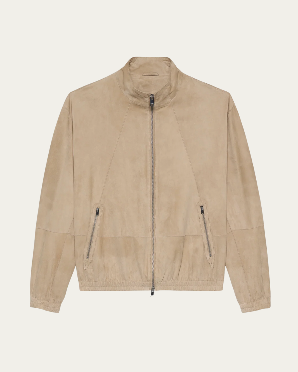 Beżowa kurtka zamszowa Diani | Arma