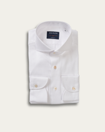 White Journey Royal Twill Harvard Shirt