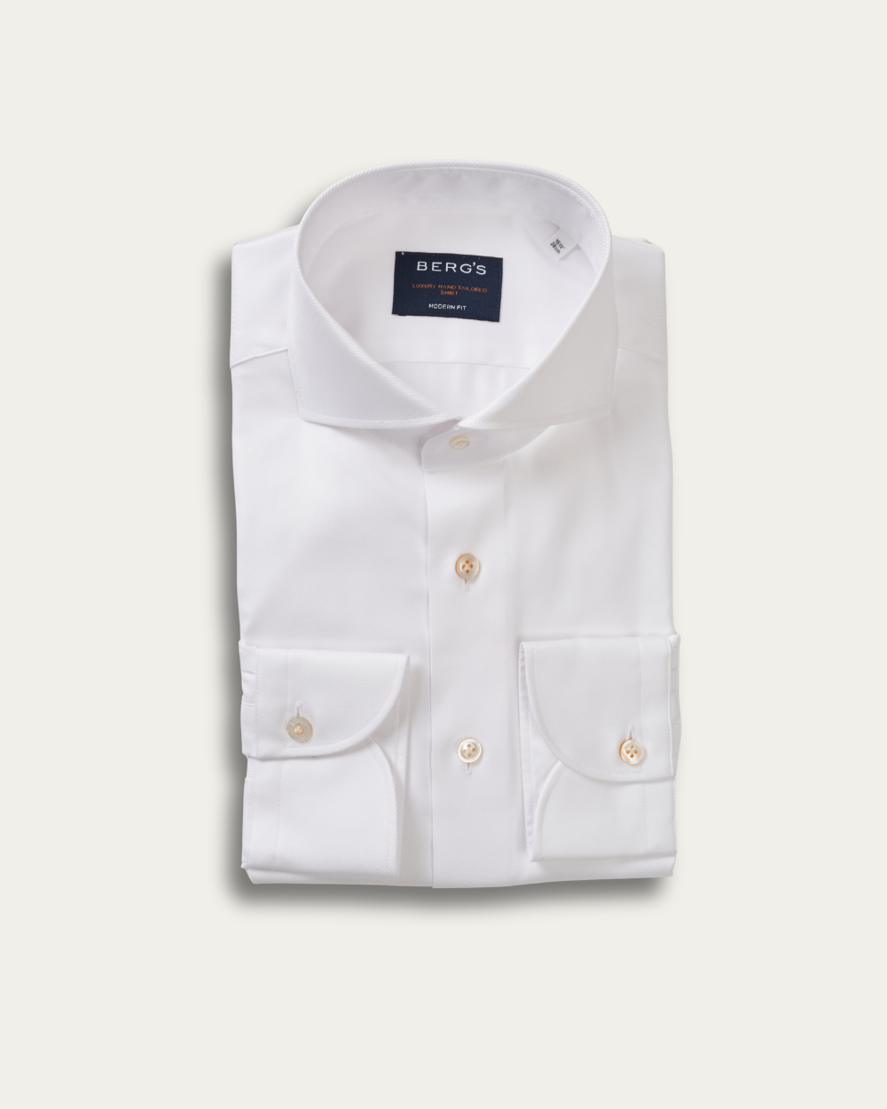 White Journey Royal Twill Harvard Shirt | BERG’S
