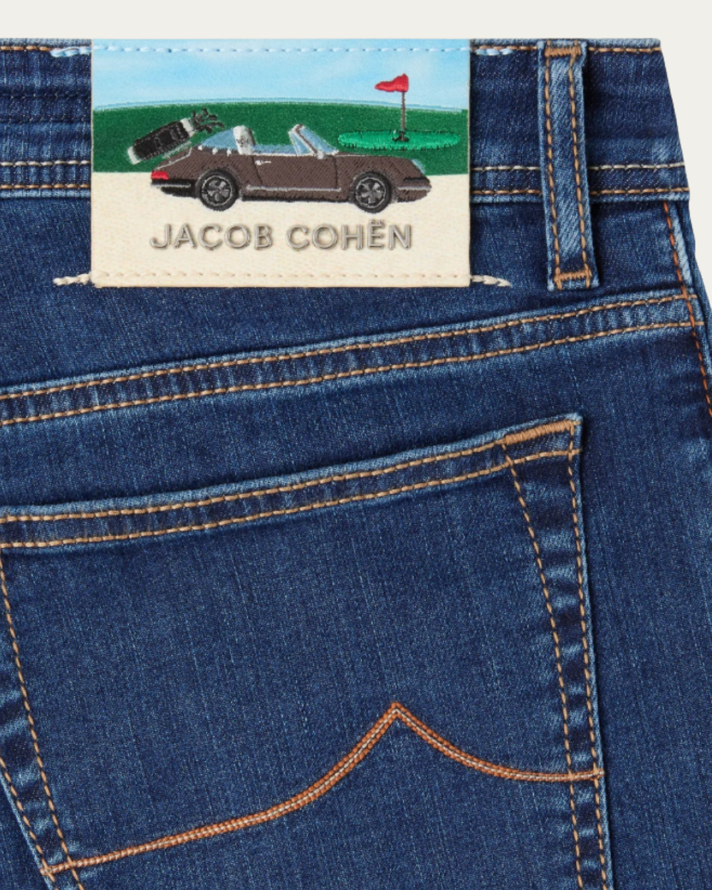 Jeansy Bard z golfowym motywem | Jacob Cohën