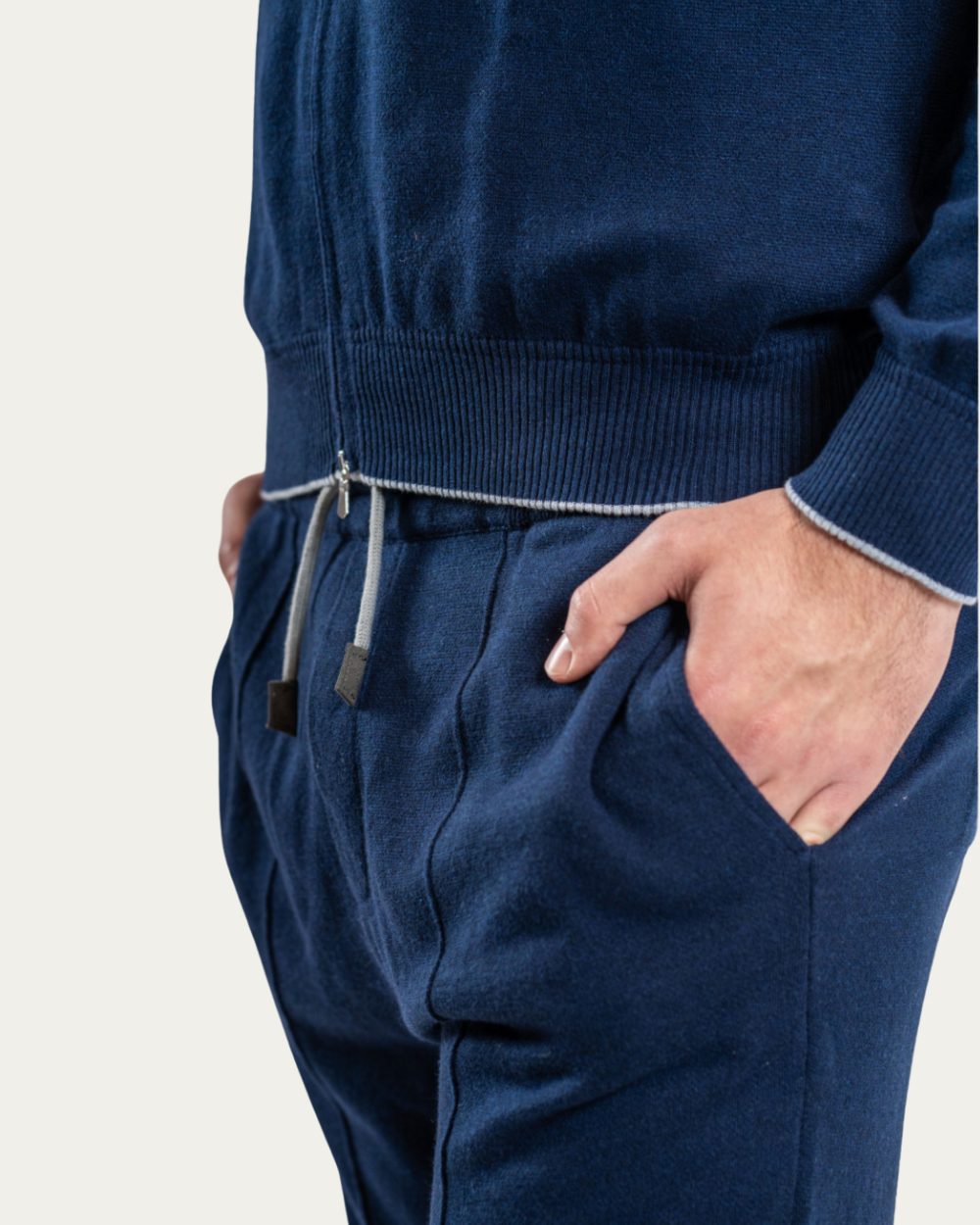 Emanuel Berg | Navy Blue Sweatpants