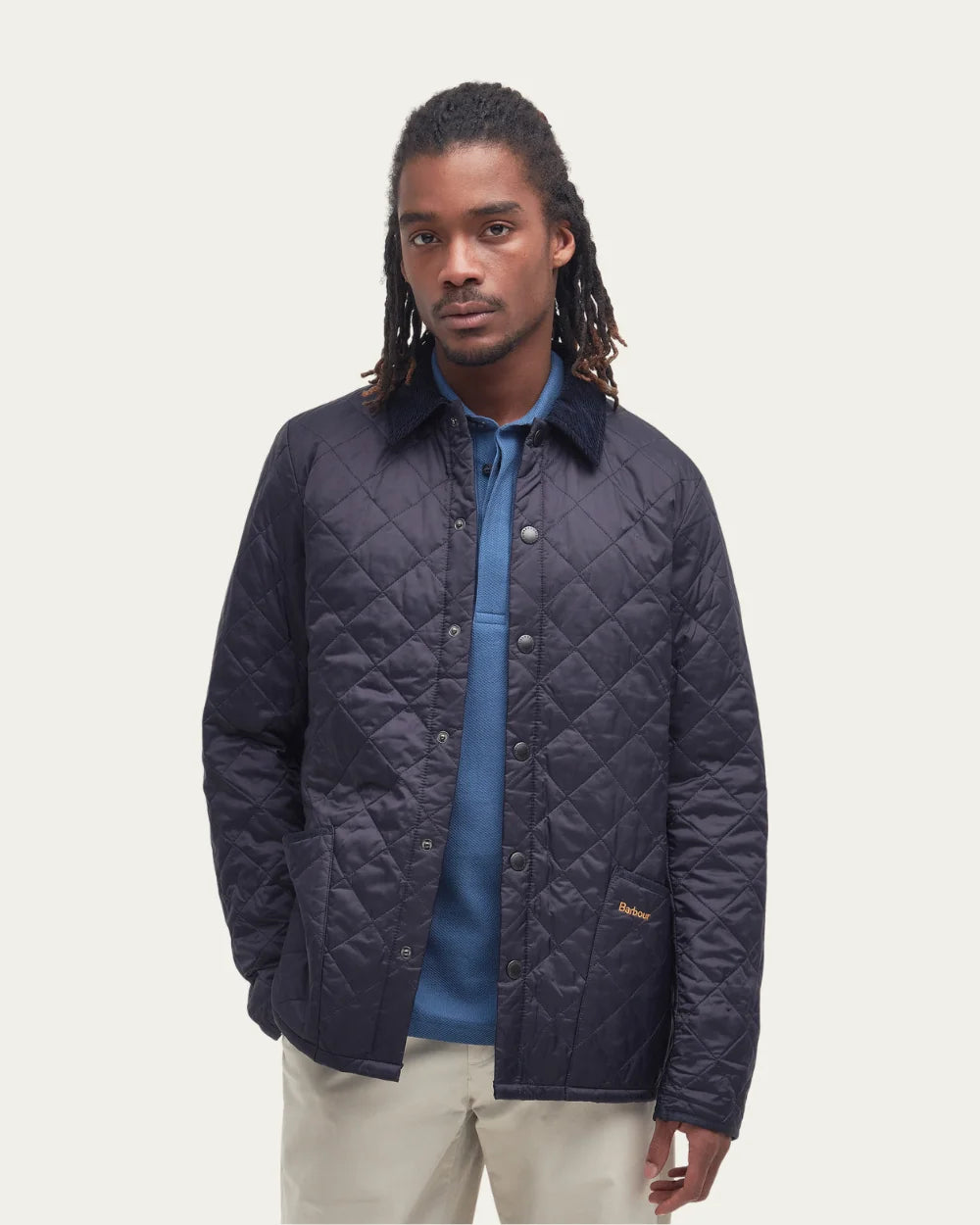 Heritage Liddesdale Quilted Jacket Navy | Barbour
