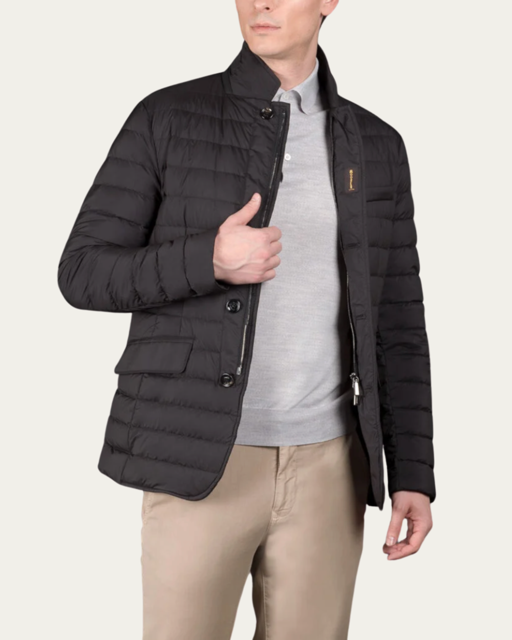 Czarna kurtka puchowa Zavyer AC | MooRER