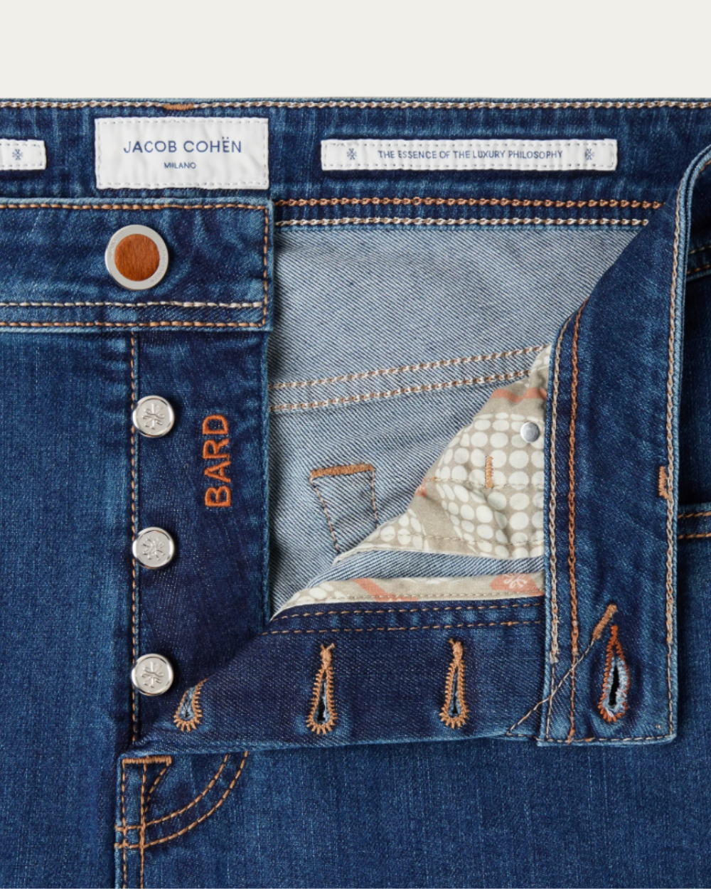 Jeansy Bard z golfowym motywem | Jacob Cohën