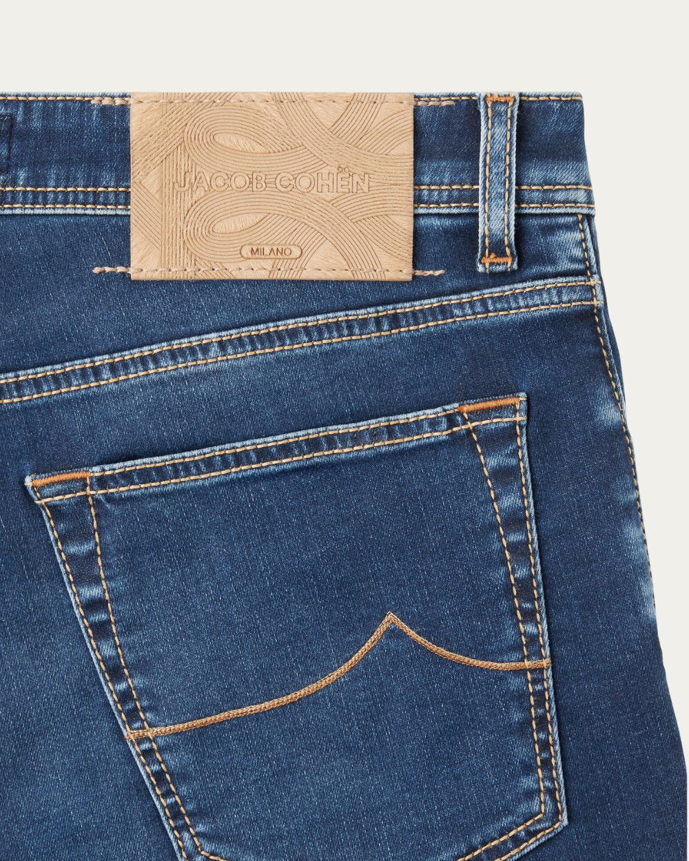 Jeansy Bard w kolorze ciemnoniebieskim ze stretchem | Jacob Cohën