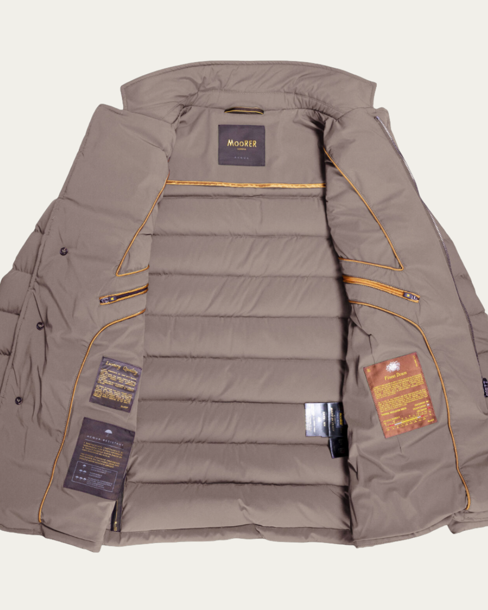 MooRER - Nut Brown Zayn KN Down Jacket - Berg's MooRER - Nut Brown Zayn KN Down Jacket - Berg's