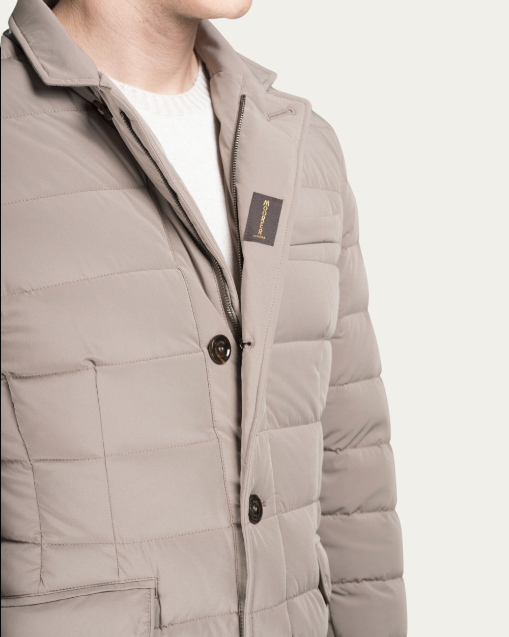 MooRER - Nut Brown Zayn KN Down Jacket