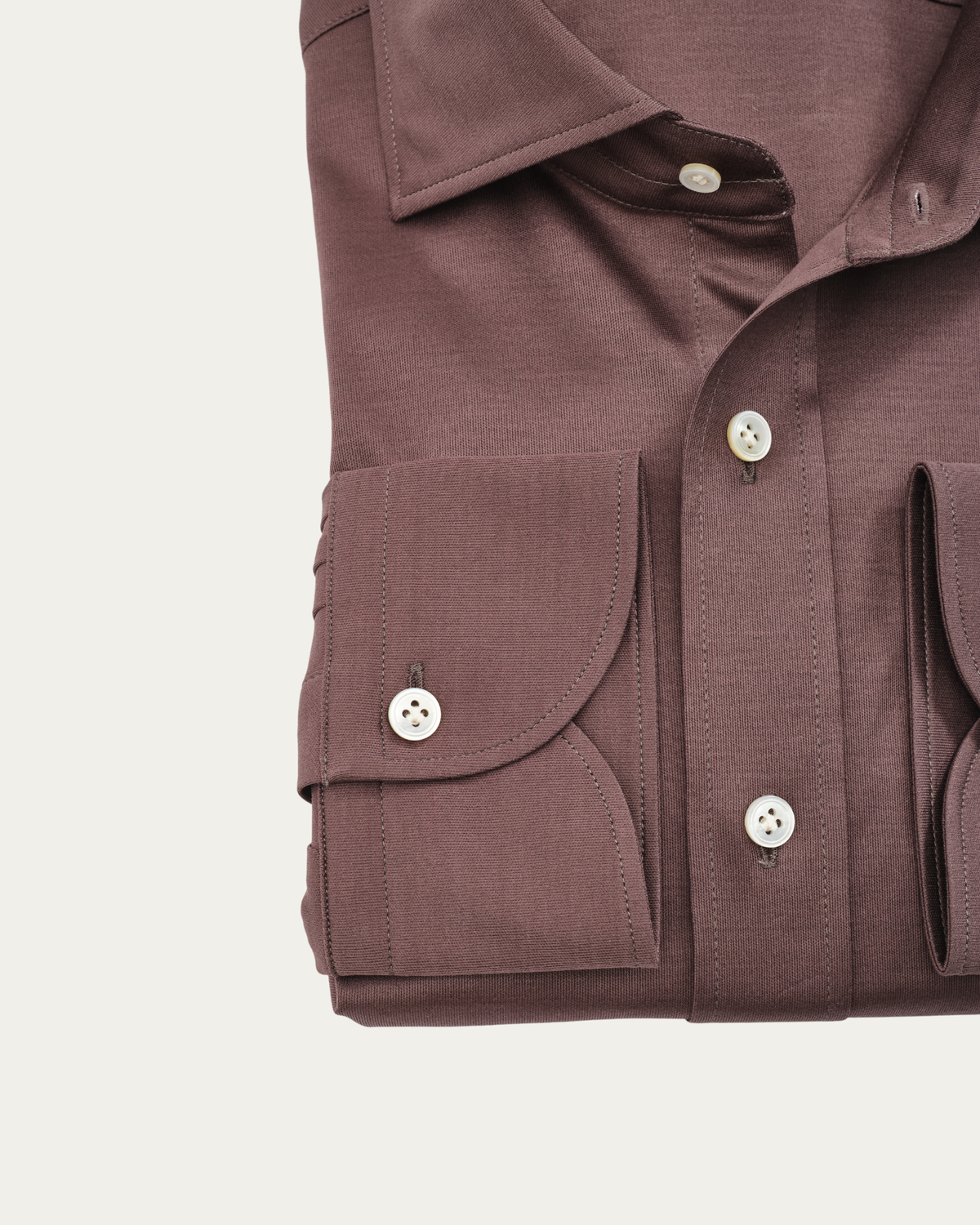 Plum Jersey Filo di Scozia Shirt | BERG’S