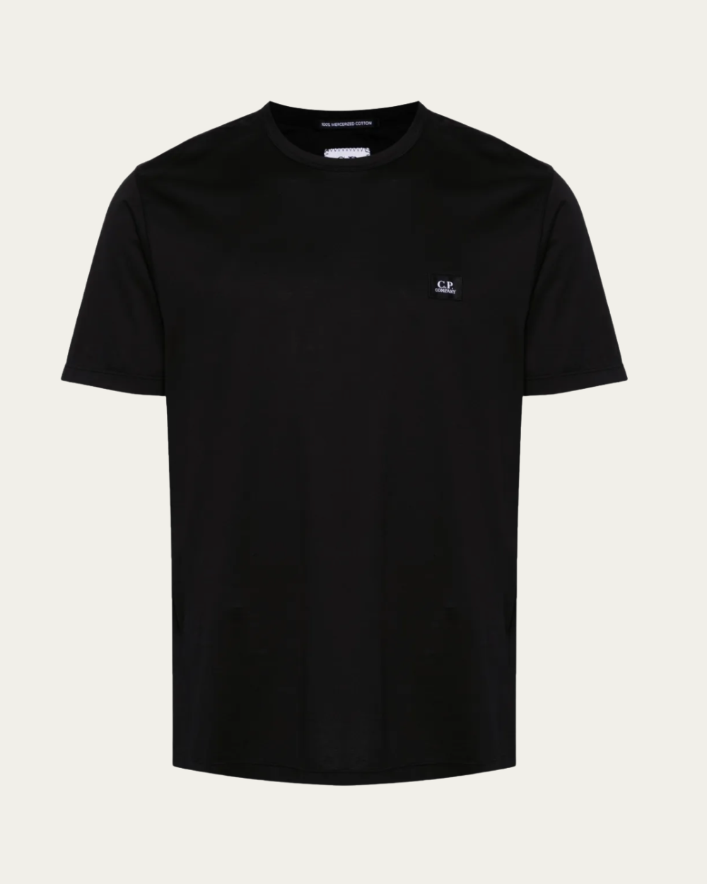 C.P. Company - Black Logo-Embroidered T-Shirt