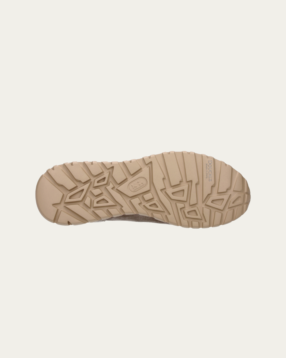 Beżowe trampki Xeno z zamszowym wykończeniem | Doucals