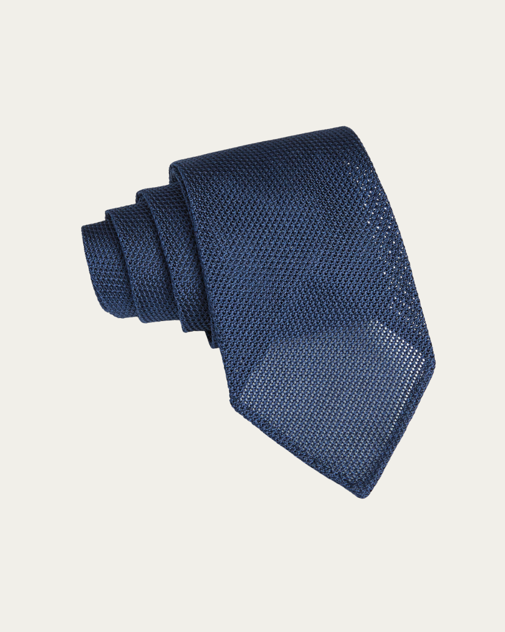 Emanuel Berg | Blue Unlined Grenadine Tie