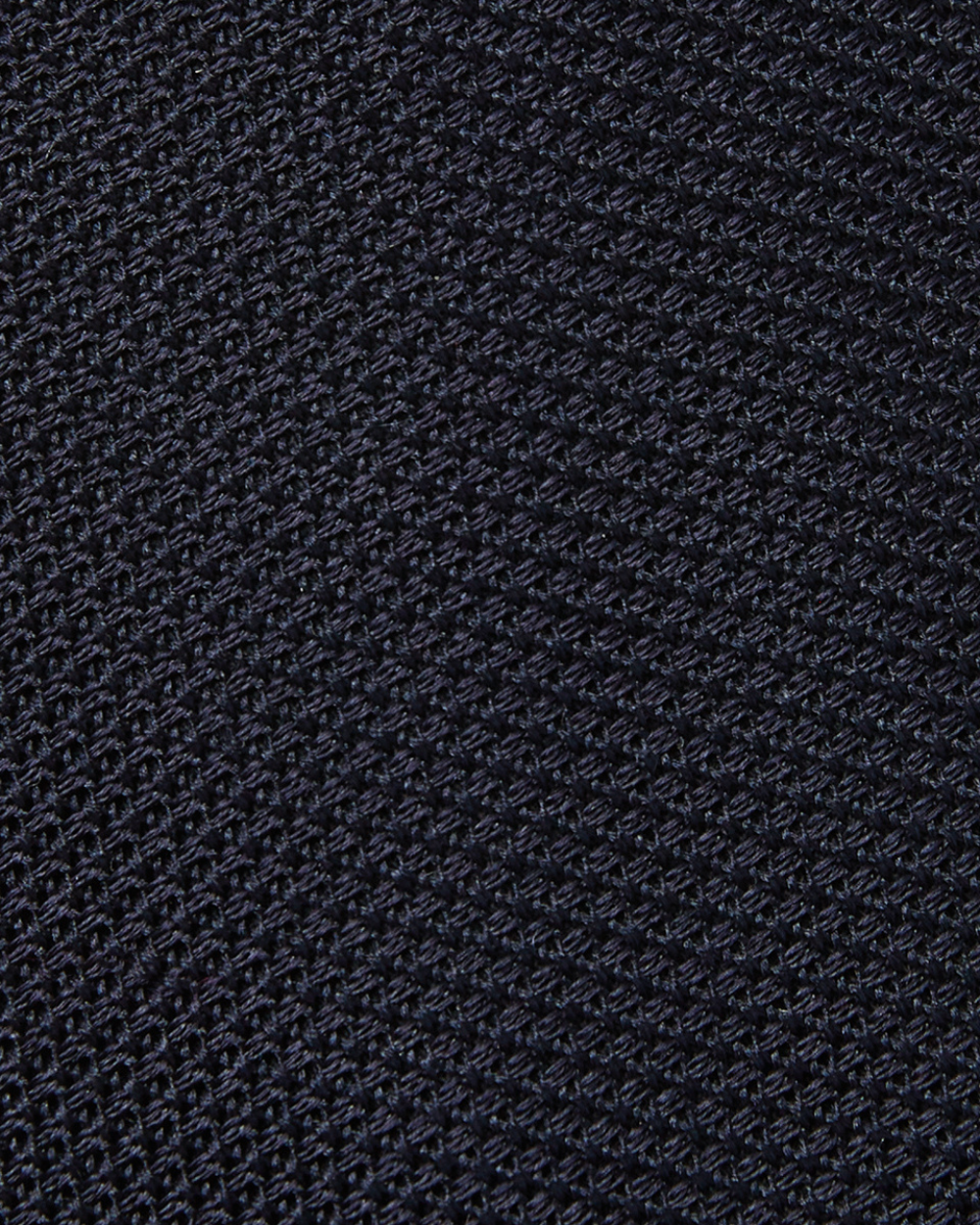 Emanuel Berg | Navy Blue Unlined Grenadine Tie