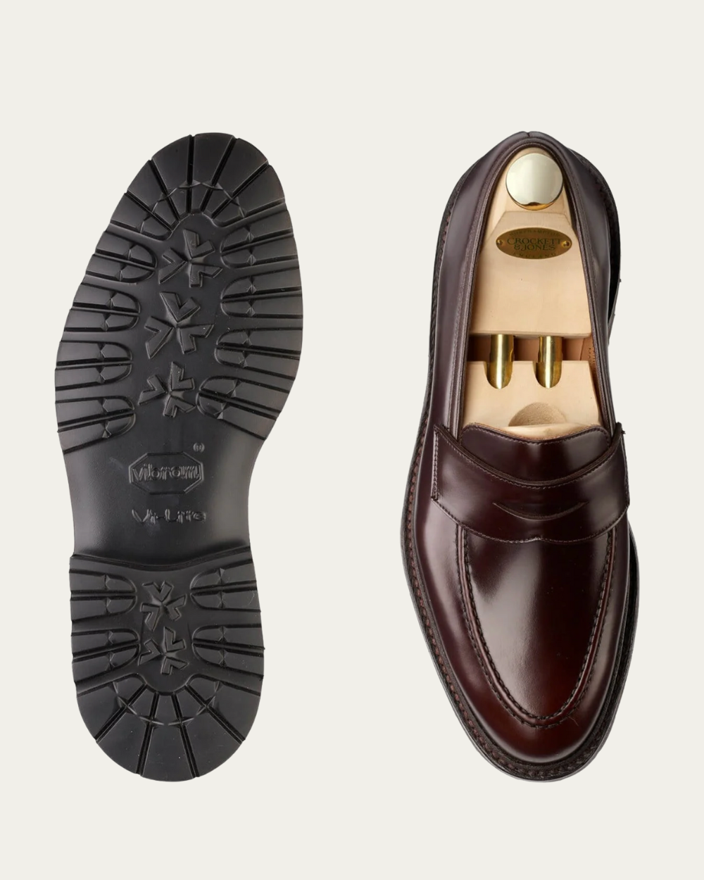 Brązowe mokasyny Henley 3 ze skóry cielęcej | Crockett & Jones