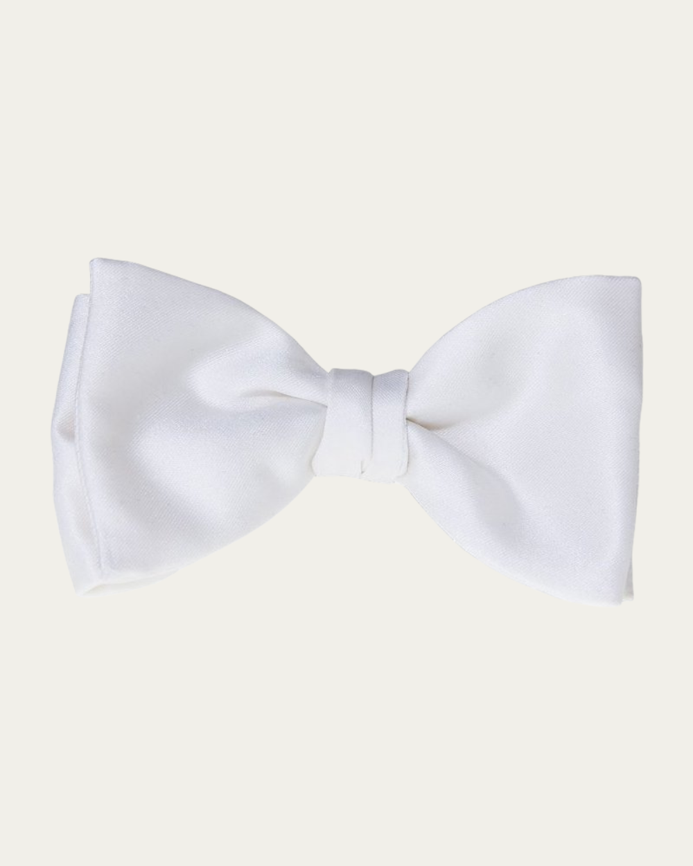 Emanuel Berg | Écru Silk Bow Tie