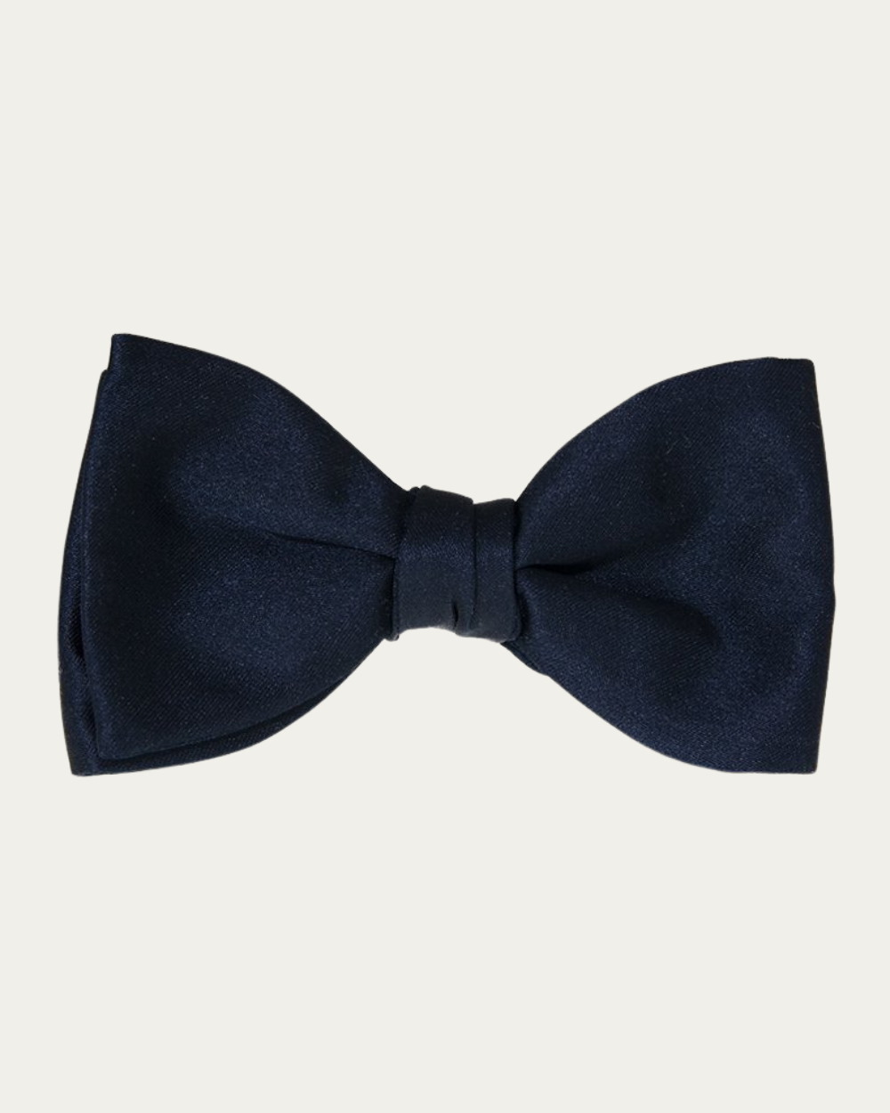 Emanuel Berg | Navy Blue Silk Bow Tie