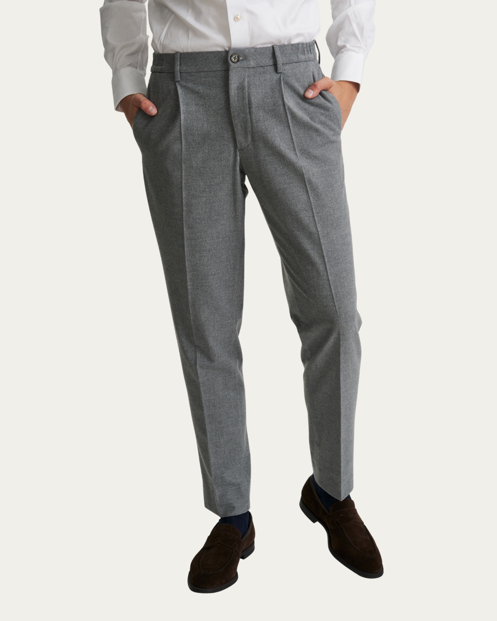 Szare spodnie Dennis | GTA Moda