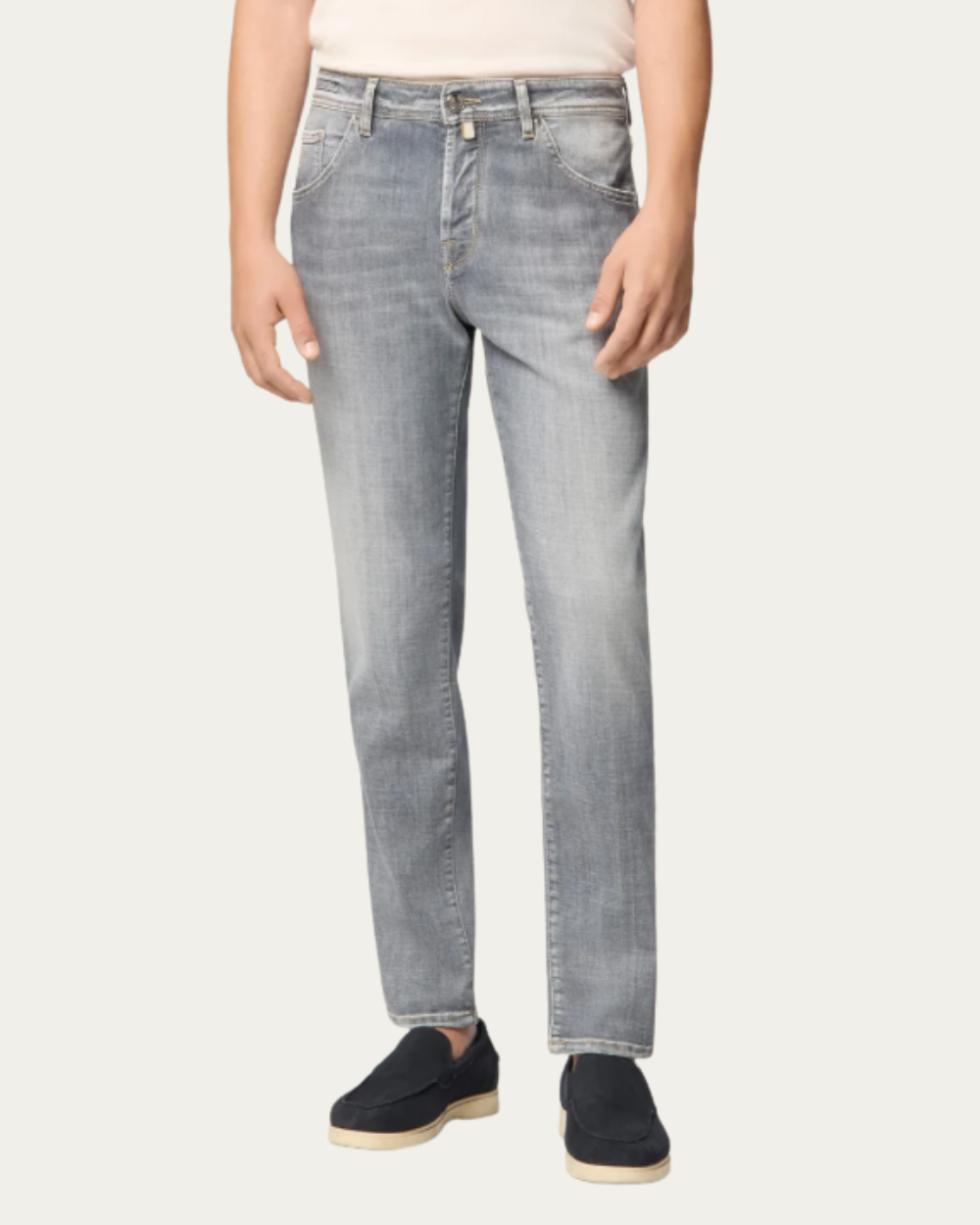 Jeansy Bard w kolorze szarego denimu | Jacob Cohën