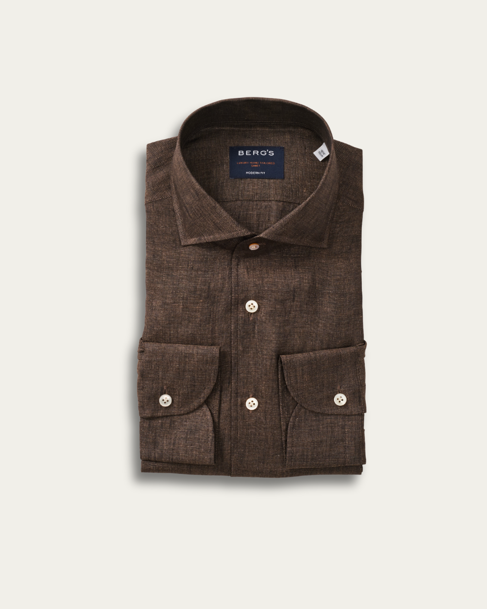 Brown Linen Fontalina Shirt | BERG’S