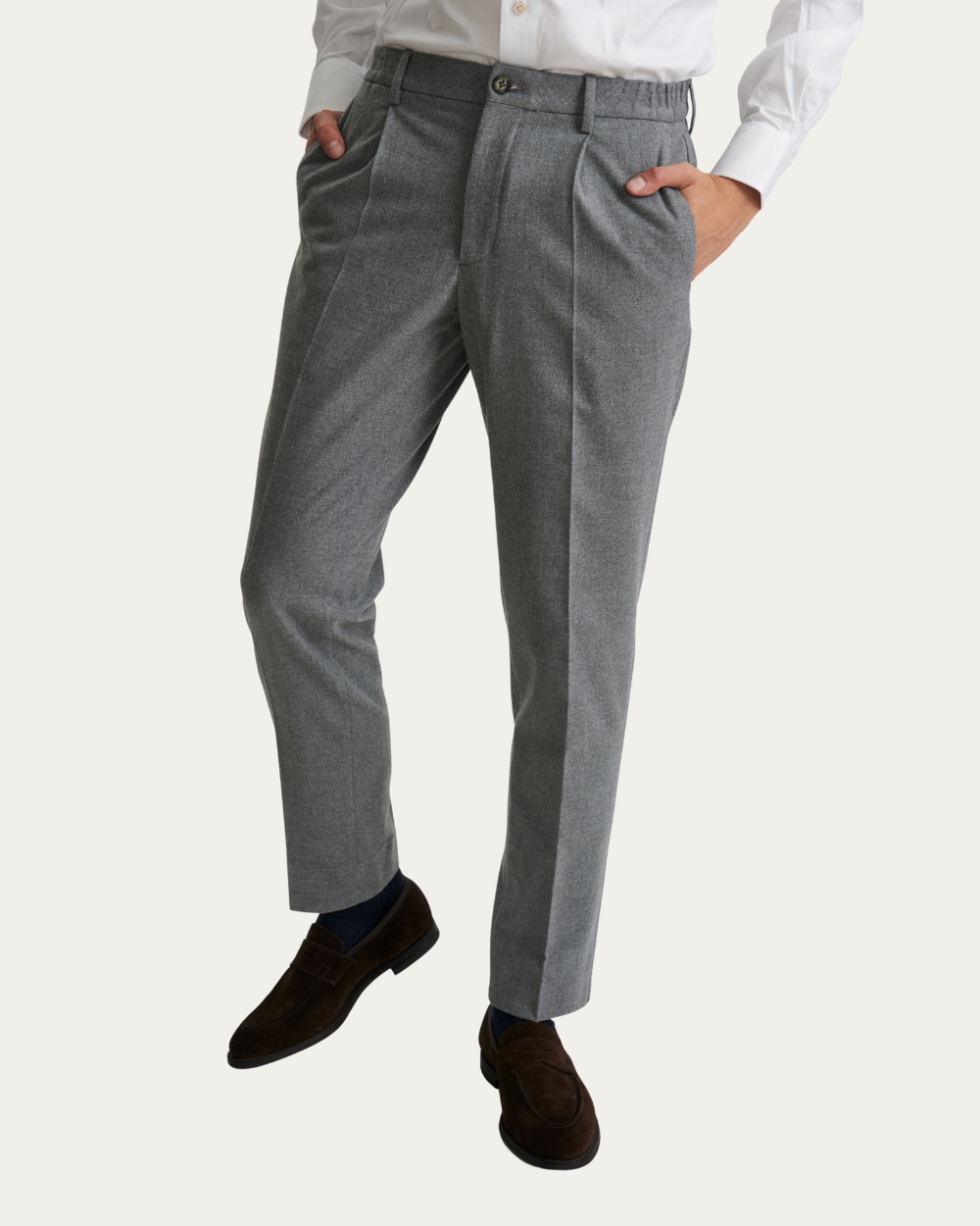 Szare spodnie Dennis | GTA Moda