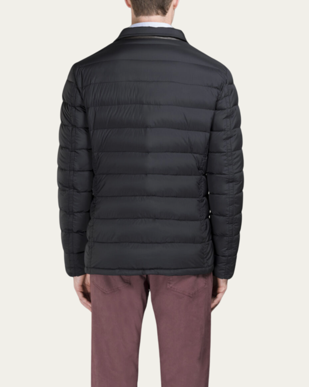 Granatowa kurtka puchowa Zayn OP | MooRER